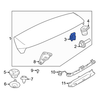 Volvo OE - Spoiler Clip