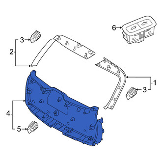 Volvo OE - Rear Lower Liftgate Trim