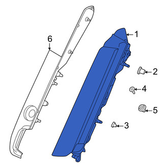 Volvo OE - Rear Left Upper Tail Light Assembly