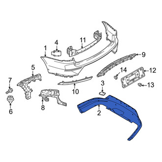Volvo OE - Rear Lower Bumper Cover