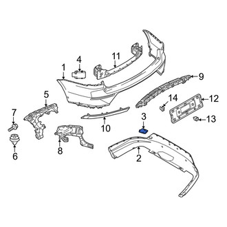 Volvo OE - Bumper Cover Cap