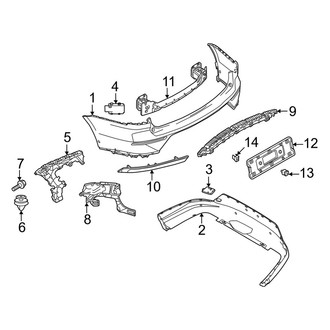 Volvo OE - Rear Bumper - Bumper & Components (Covers & Trim)