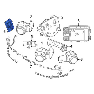 Volvo OE - Rear Left Parking Aid Sensor Housing