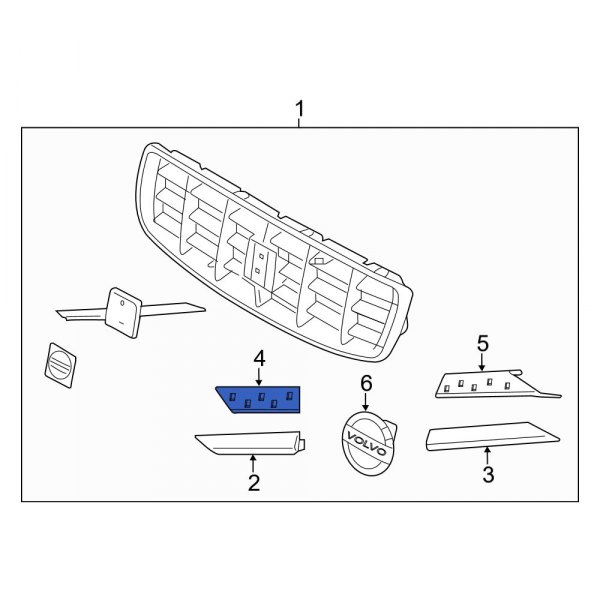 Grille Molding Bracket