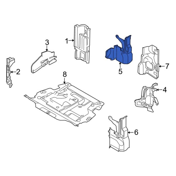 Radiator Support Air Deflector