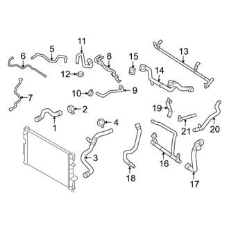 Volvo OE - Cooling - Hoses & Lines (3.2L)