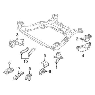 Volvo OE - Engine / Transaxle - Engine & Transmission Mounting (3.2L)