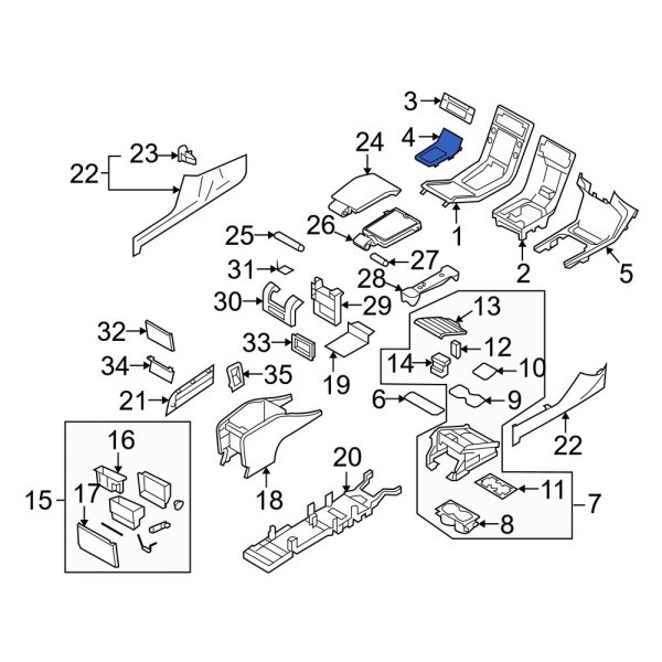 Automatic Transmission Shift Cover Plate