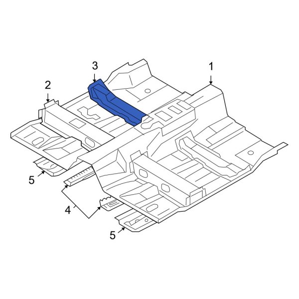 Floor Pan Crossmember