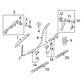 Volvo OE - Pillars, Rocker & Floor - Interior Trim