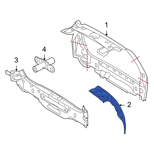 Body D-Pillar Reinforcement