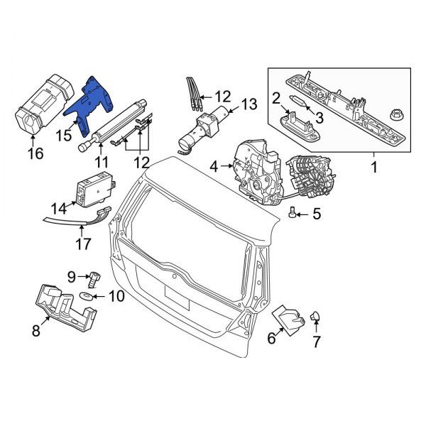 Liftgate Control Module Bracket