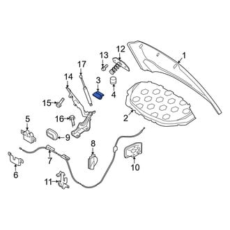 Volvo OE - Hood Insulation Pad Clip
