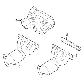 Volvo OE - Exhaust System - Manifold (3.2 96 Engine VIN Character)