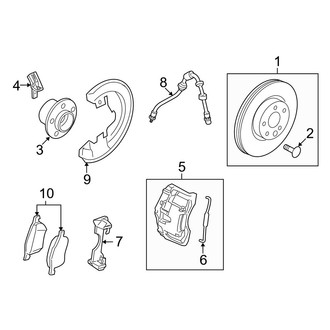 Volvo OE - Front Suspension - Brake Components (3.2)