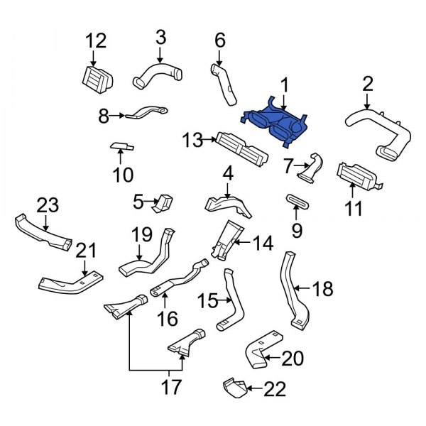 Instrument Panel Air Duct