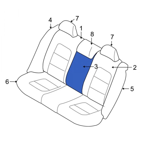 Seat Back Cushion Cover