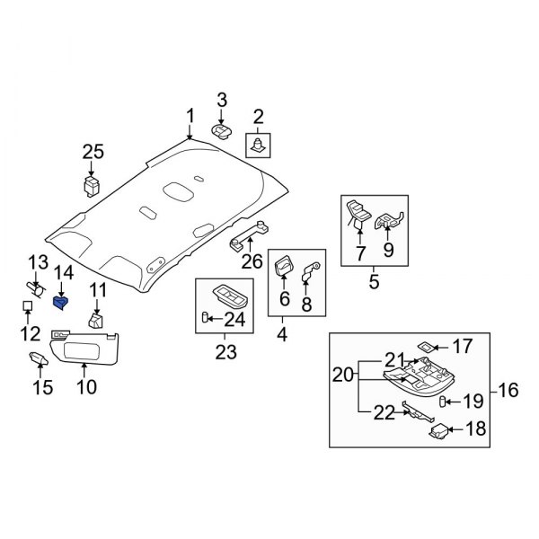 Sun Visor Clip