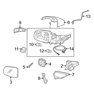 Volvo OE - Front Door - Outside Mirrors (3.2)