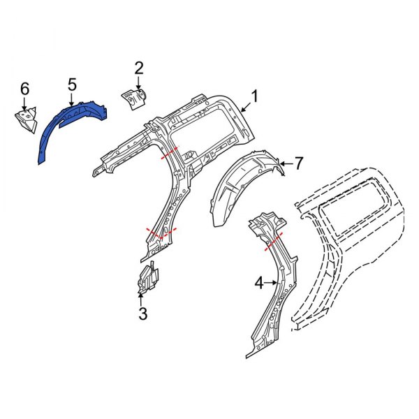 Wheel Housing Side Panel