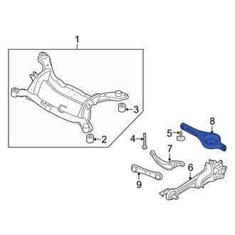 Volvo OE - Rear Lower Rearward Suspension Control Arm
