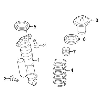 Volvo OE - Rear Suspension - Shocks & Components