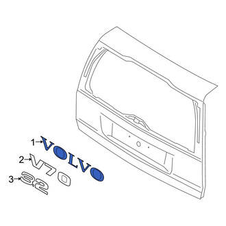 Volvo OE - Rear Hatch Emblem