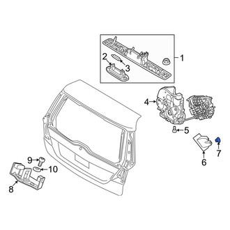 Volvo OE - Liftgate Trim Panel Clip