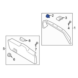 Volvo OE - Liftgate Trim Panel Clip