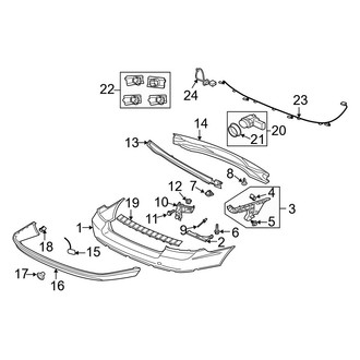 Volvo OE - Rear Bumper - Bumper & Components