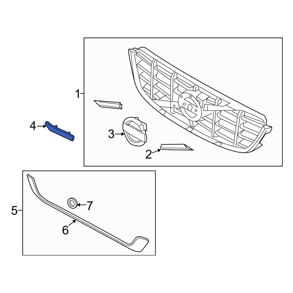 Volvo OE 31284339 - Front Grille Emblem