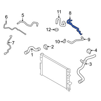 Volvo OE - HVAC Heater Hose