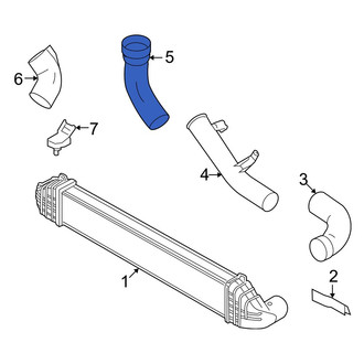 Volvo OE - Left Intercooler Pipe