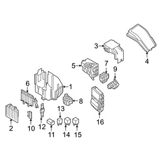 Volvo OE - Electrical - Fuse & Relay (Instrument Panel)
