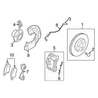 Volvo OE - Front Suspension - Brake Components (3.2 / T6 / T6 R-Design)