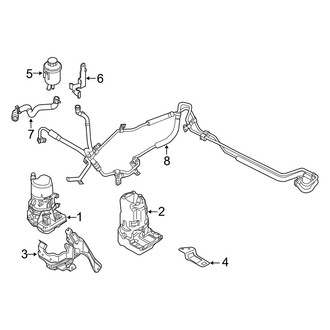 Volvo OE - Steering Gear & Linkage - Pump & Hoses (T6 R-Design / T6 R-Design Platinum)