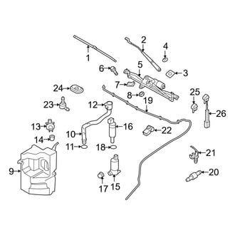 Volvo OE - Windshield - Wiper & Washer Components