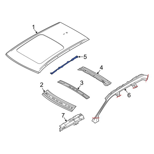 Roof Side Rail Bracket