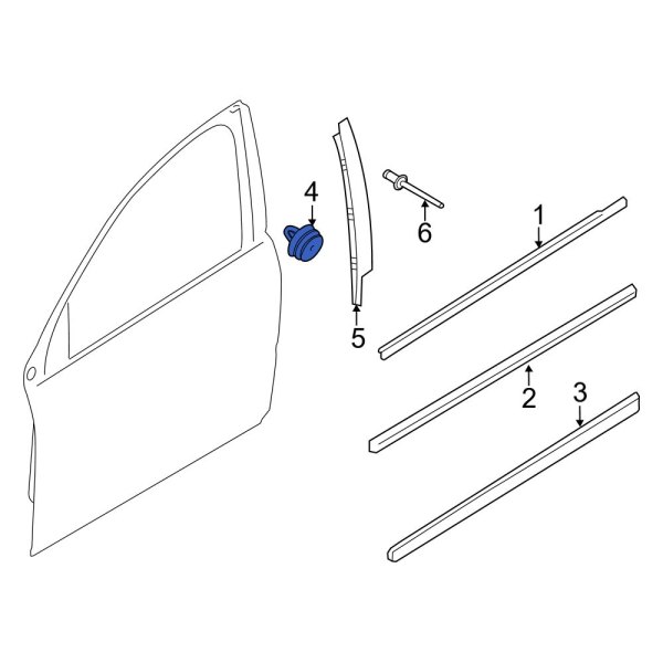 Door Molding Clip