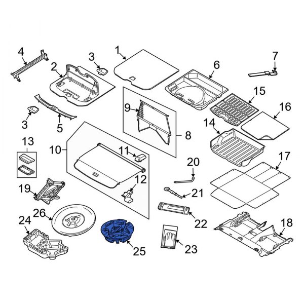 Trunk Floor Storage Box