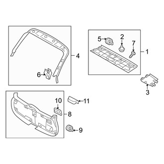 Volvo OE - Lift Gate - Interior Trim