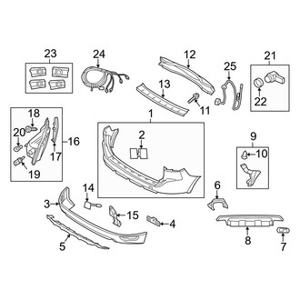 Volvo OE - Rear Bumper - Bumper & Components