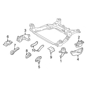 Volvo OE - Engine / Transaxle - Engine & Transmission Mounting (3.2L)