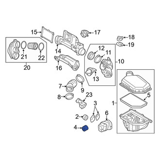 Volvo OE - Air Filter Housing Insulator