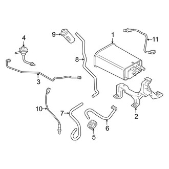 Volvo OE - Emission System - Emission Components (2.5L)
