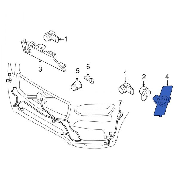 Parking Aid Sensor Housing