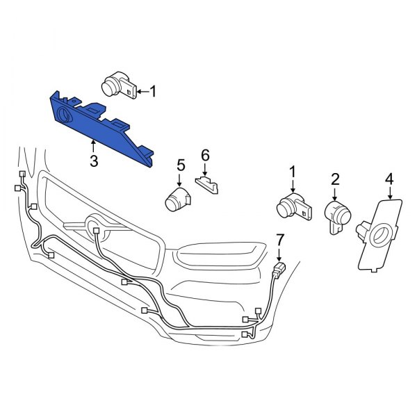 Parking Aid Sensor Housing