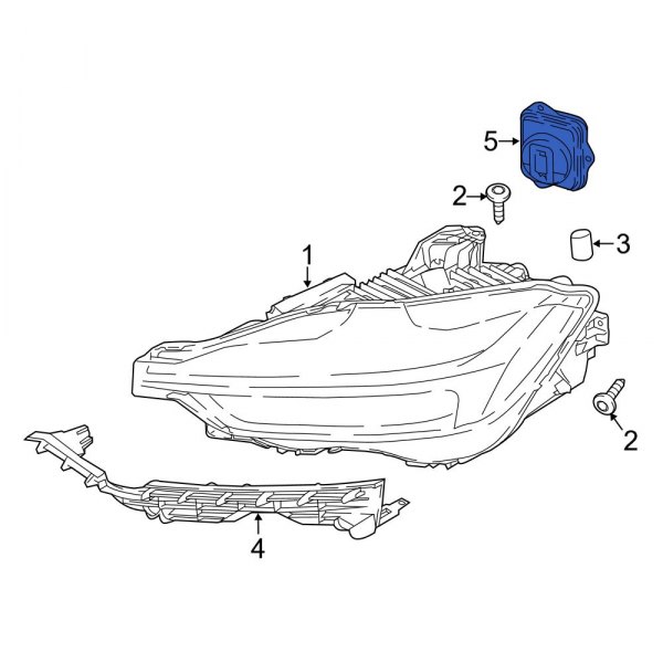 Volvo OE 32365274 Front Headlight Control Module