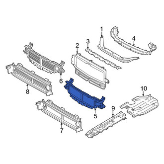 Volvo OE - Front Upper Radiator Support Air Duct