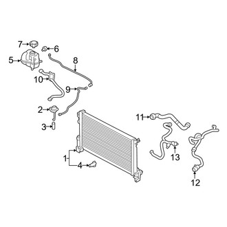 Volvo OE - Cooling - Radiator & Components (T5 Inscription / T5 Momentum / T5 R-Design / T6 Inscription / T6 Momentum / T6 R-Design)